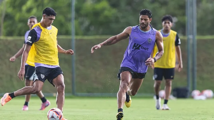 Hulk no Atlético-MG. Foto: Pedro Souza / Atlético