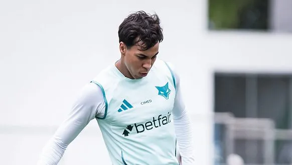 Kaio Jorge no Cruzeiro. Foto: Gustavo Aleixo/Cruzeiro