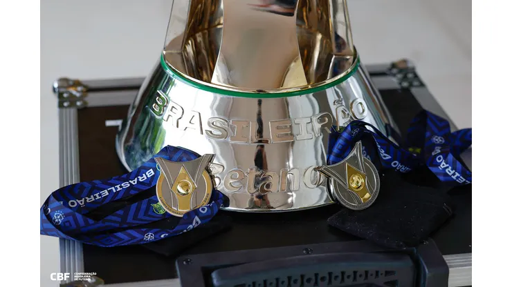 Troféu do Brasileirão de 2025. Foto: Rafael Ribeiro / CBF