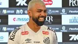 Gabigol foi apresentado oficialmente pelo Santos - Foto: Jota Erre/AGIF