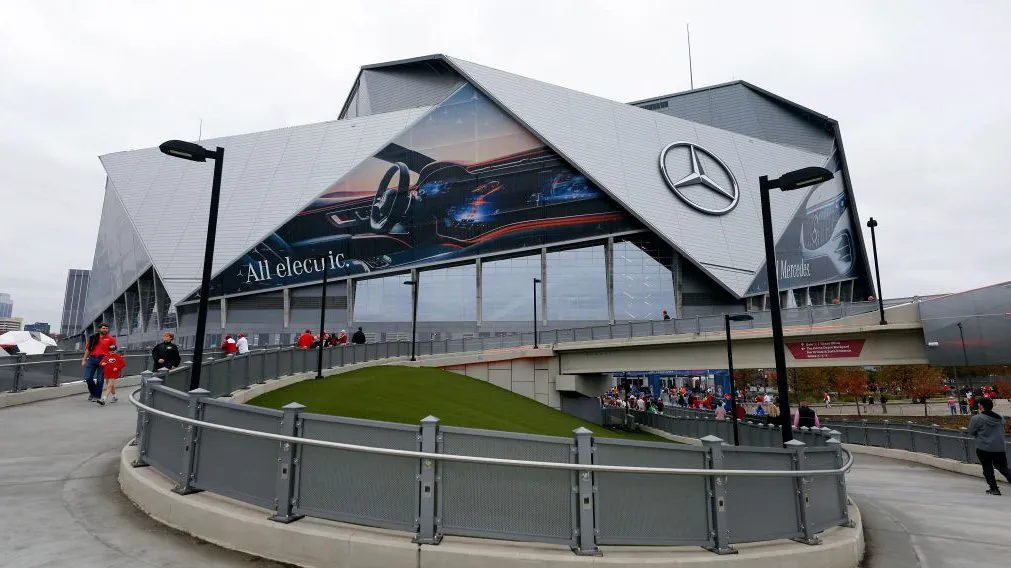 Estádio Mercedes-Benz, nos EUA. Foto:Todd Kirkland/Getty Images