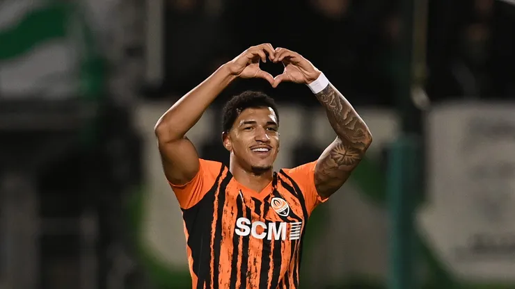 Kauã Elias, atacante do Shakhtar Donetsk - Foto: Charles McQuillan/Getty Images