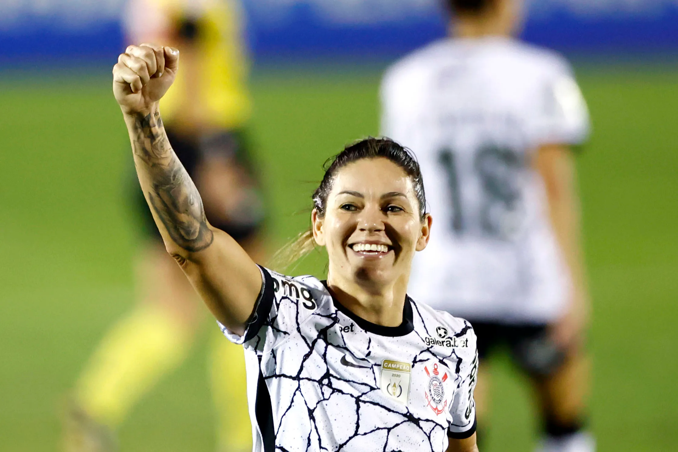 Gabi Zanotti quer ficar no Timão. Foto: Thiago Calil/AGIF