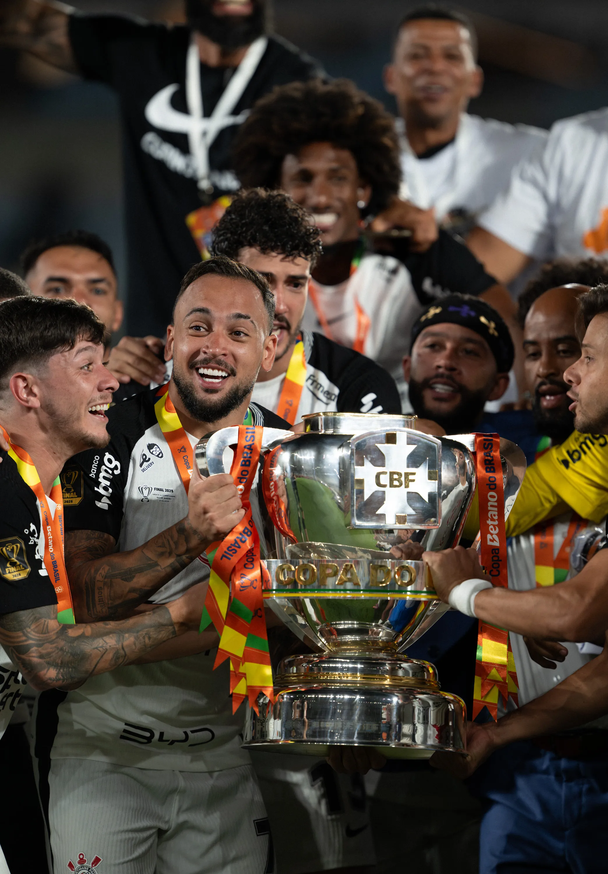 Maycon participou das conquistas do Campeonato Paulista e da Copa do Brasil pelo Corinthians em 2025 – Foto: Jorge Rodrigues/AGIF