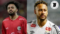 Claudinho está na mira do Santos para a temporada 2026 - Fotos: Thiago Ribeiro/AGIF e Mauricio De Souza/AGIF