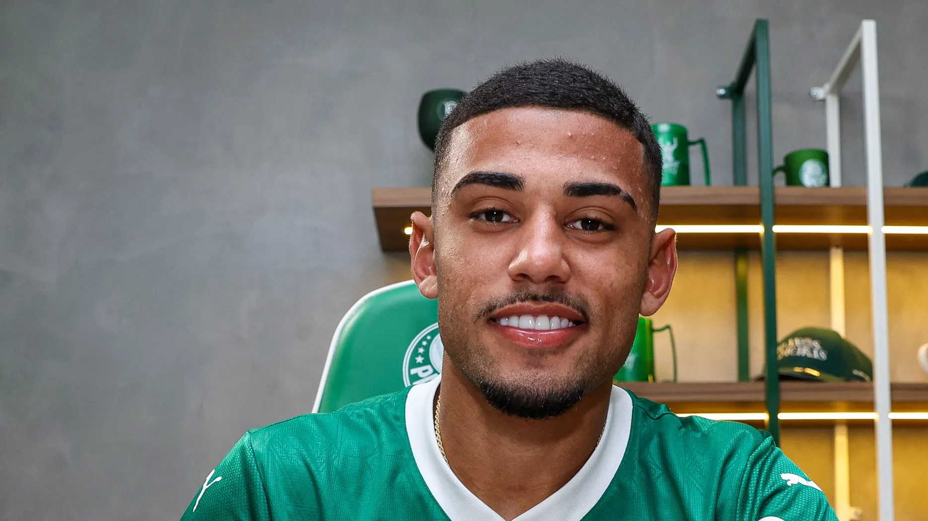 Foto: Fabio Menotti/Palmeiras – Riquelme, de 19 anos, é alvo do mundo árabe no mercado da bola.