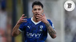 Marcos Leonardo em campo pelo Al-Hilal. Foto: Yasser Bakhsh/Getty Images
