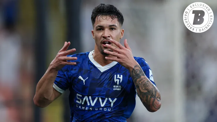 Marcos Leonardo em campo pelo Al-Hilal. Foto: Yasser Bakhsh/Getty Images