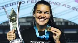 Julia Daltoé. Foto: Reinaldo Campos/Santos