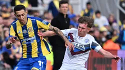 Santino Andino, atacante argentino do Godoy Cruz - Foto: Luciano Bisbal/Getty Images