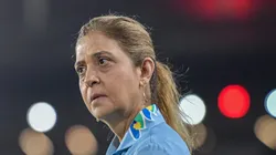 Leila Pereira presidente do Palmeiras durante partida contra o Fluminense no estadio Maracana pelo campeonato Brasileiro A 2025. Foto: Thiago Ribeiro/AGIF