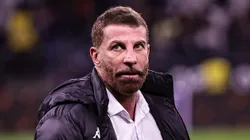 Pedrinho presidente do Vasco durante partida contra o Corinthians no estadio Arena Corinthians pelo campeonato Copa Do Brasil 2025. Foto: Fabio Giannelli/AGIF