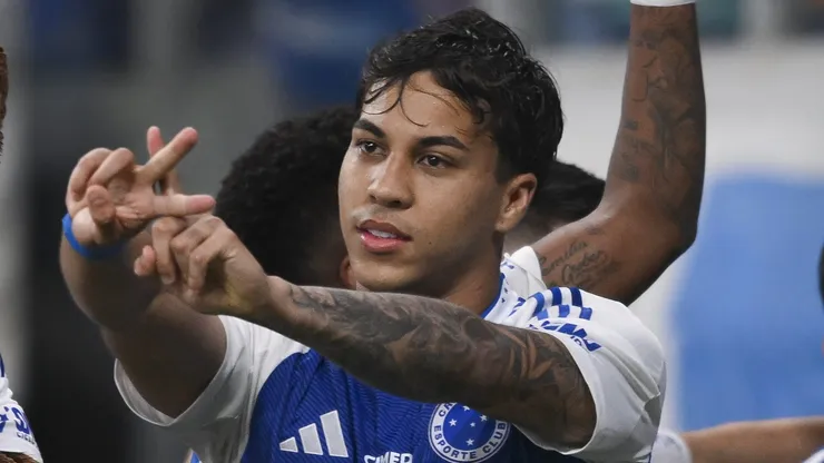 Kaio Jorge, atacante do Cruzeiro em partida pelo campeonato brasileiro (Foto: Pedro Vilela/Getty Images)