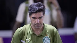 Abel Ferreira, técnico do Palmeiras durante partida no Brasileirão.