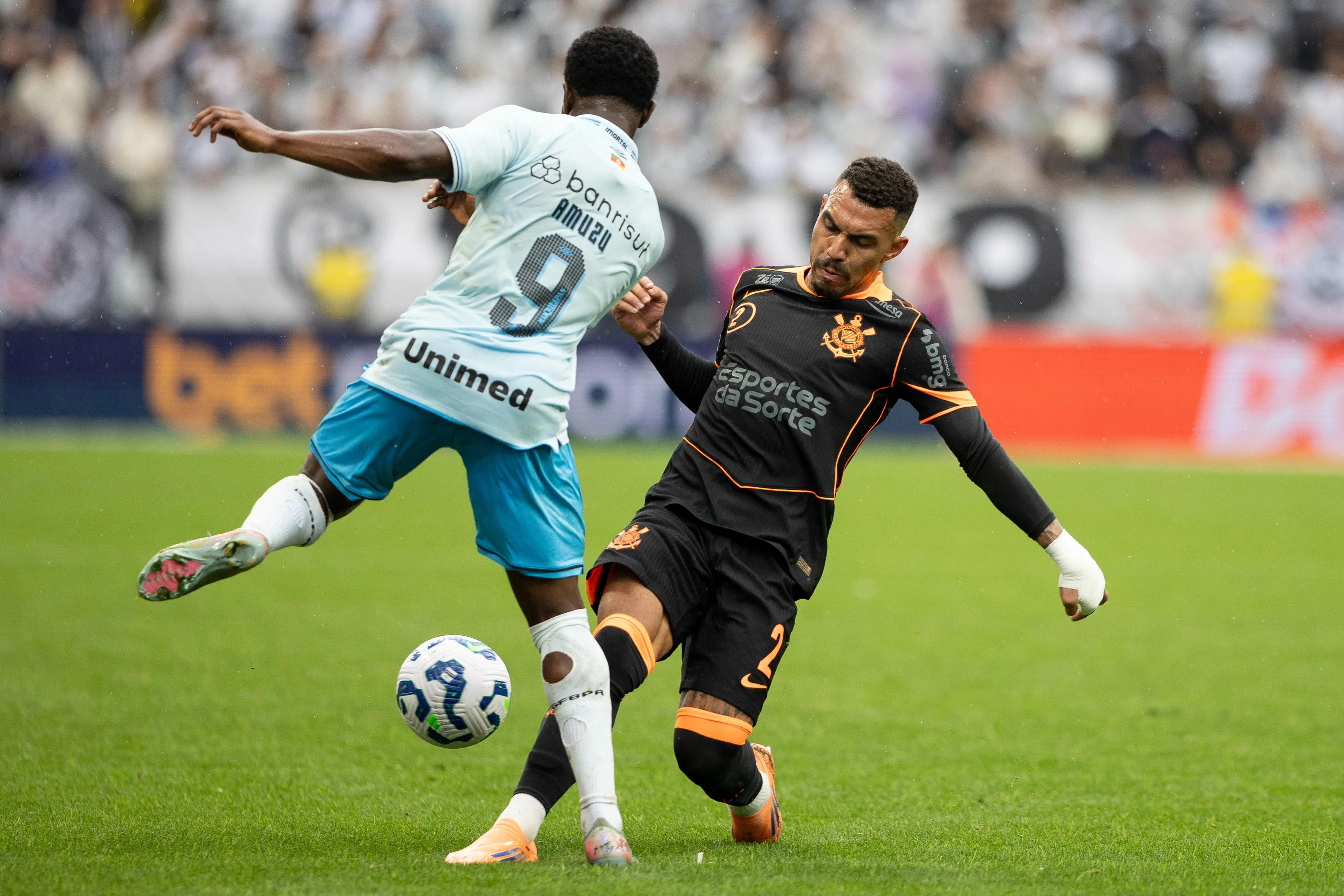 Matheuzinho atuando no último Brasileirão. Foto: Joisel Amaral/AGIF