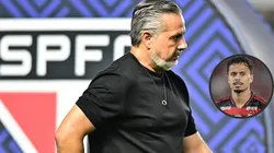 José Boto já estava de olhos em Marcos Antônio desde época do Shakhtar e apimenta troca entre Flamengo e SPFC - Fotos: Jota Erre/AGIF e Thiago Ribeiro/AGIF