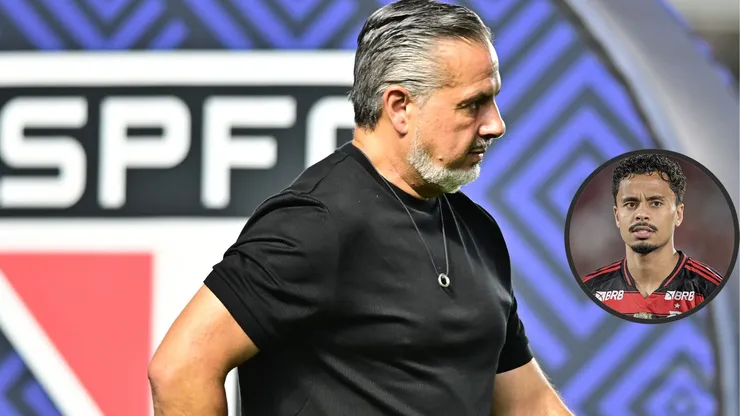 José Boto já estava de olhos em Marcos Antônio desde época do Shakhtar e apimenta troca entre Flamengo e SPFC - Fotos: Jota Erre/AGIF e Thiago Ribeiro/AGIF