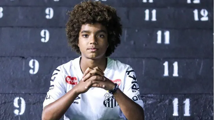 Kauan Basile, joia do Santos de 13 anos