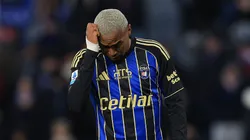 Lorran, atacante do Pisa em partida pelo campeonato italiano (Foto: Gabriele Maltinti/Getty Images)