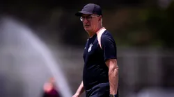 Dorival Jr durante treino no Corinthians. Foto: Rodrigo Coca/Agência Corinthians