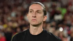 Filipe Luis é o técnico do Flamengo. Foto: Thiago Ribeiro/AGIF