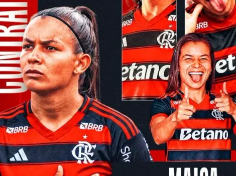 Flamengo anuncia a contratação da lateral-esquerda Maisa para 2026