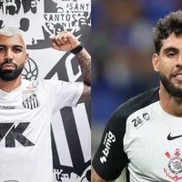Gabigol, pelo Santos, tem média de gols melhor que Yuri Alberto no Corinthians