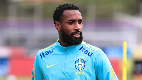 Gerson jogador do Brasil durante treino no Centro de Treinamento CT Joaquim Grava. Foto: Ettore Chiereguini/AGIF