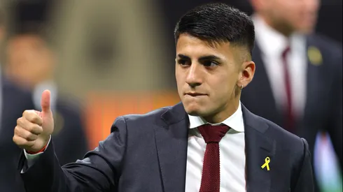 Thiago Almada, meia-atacante do Atlético de Madrid – Foto: Michael Zarrilli/Getty Images