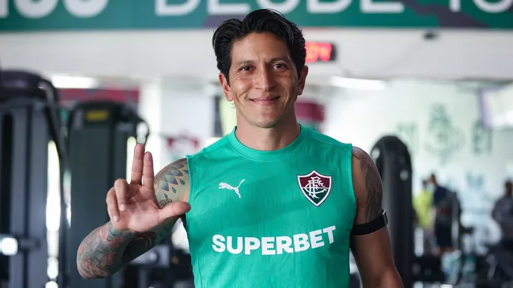 Cano durante reapresentação pelo Fluminense. Foto: Lucas Merçon e Marcelo Gonçalves/FFC