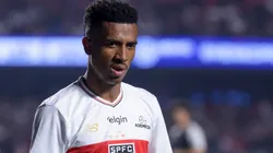 Marcos Antonio, jogador do São Paulo, durante partida contra o Corinthians no estadio Morumbi pelo campeonato Brasileiro A 2025. Foto: Marcello Zambrana/AGIF