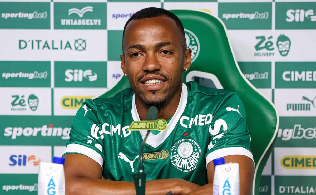 Marlon Freitas é apresentado no Palmeiras e afirma: 