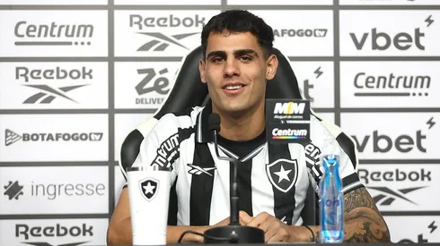 Villalba foi apresentado no Botafogo. Foto: Vitor Silva/Botafogo