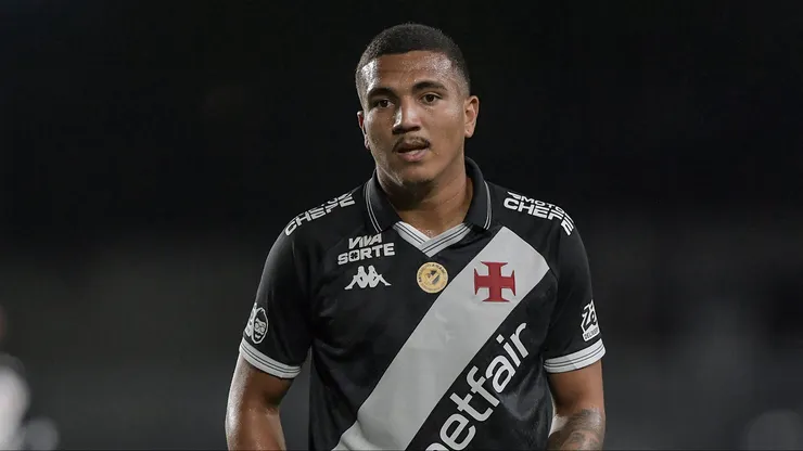 Mateus Carvalho jogador do Vasco durante partida contra o Ceara. Foto: Thiago Ribeiro/AGIF