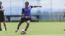 Dudu durante treino pelo Atlético-MG. Foto: Pedro Souza/Atlético-MG