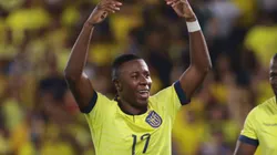 Alan Minda comemorando gol contra a Bolívia. Foto: Franklin Jacome/Getty Images