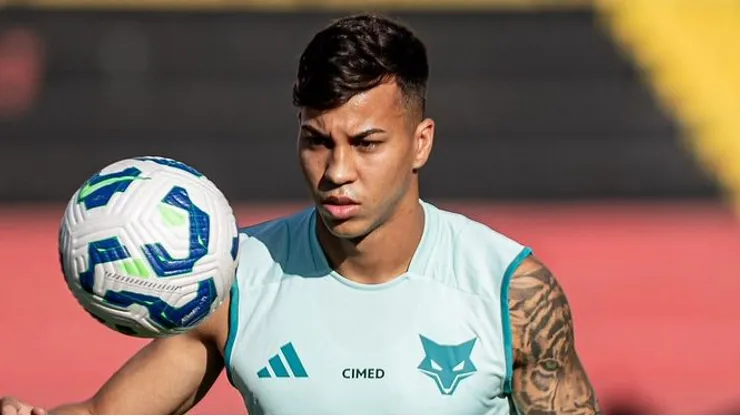 Kaio Jorge treinando no Cruzeiro. Foto: Rafael Vieira/Cruzeiro