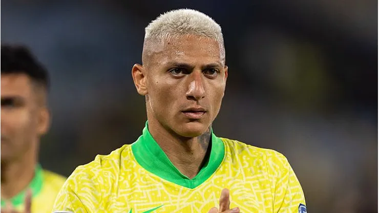Richarlison na Seleção Brasileira. Foto: Ruano Carneiro/Getty Images