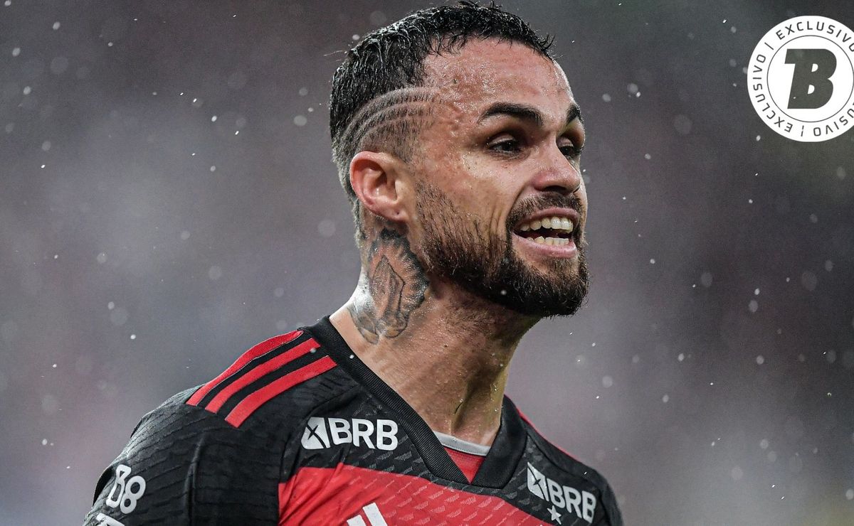 Santos quer fechar com Michael imediatamente e envia proposta de empréstimo ao Flamengo