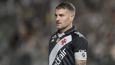 Vegetti jogador do Vasco durante partida contra o Ceara no estadio Sao Januario pelo campeonato Brasileiro A 2025. Foto: Thiago Ribeiro/AGIF