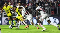 Pablo Maia, jogador do São Paulo, durante partida contra o Mirassol no estadio Morumbi pelo campeonato Brasileiro A 2025. Foto: Fabio Giannelli/AGIF