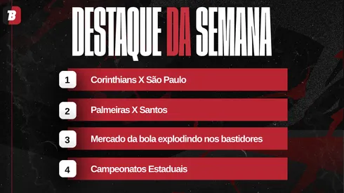 Confira a agenda da semana