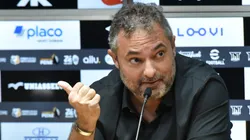 Alexandre Mattos em coletiva pelo Peixe