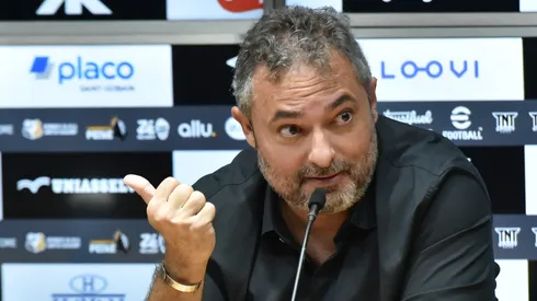 Alexandre Mattos em coletiva pelo Peixe