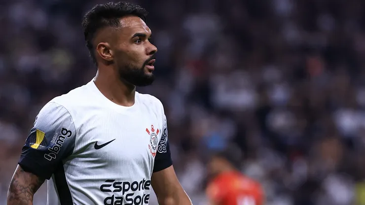 Raniele, jogador do Corinthians, durante partida contra o Velo Clube no estadio Arena Corinthians pelo campeonato Paulista 2025. Foto: Marcello Zambrana/AGIF