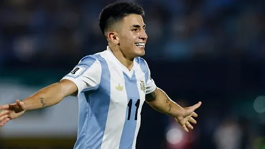 Thiago Almada. Foto: Ernesto Ryan/Getty Images