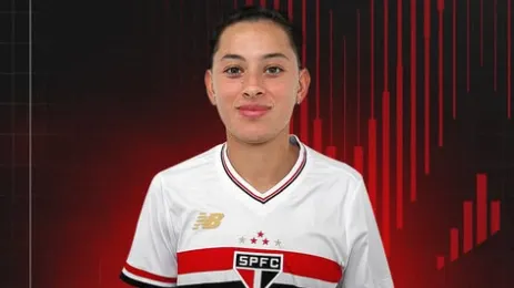 Anúncio da meia Maricel Pereyra feito pelo São Paulo