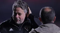 SP - SAO PAULO - 05/07/2023 - COPA DO BRASIL 2023, SAO PAULO X PALMEIRAS - Julio Casares presidente do Sao Paulo durante partida contra o Palmeiras no estadio Morumbi pelo campeonato Copa do Brasil 2023. Foto: Ettore Chiereguini/AGIF