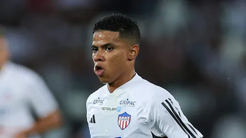 José Enamorado, novo atacante do Grêmio atuando pelo Junior de Barranquilla (Foto: Buda Mendes/Getty Images)