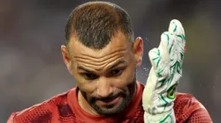 Weverton, goleiro do Palmeiras em partida pelo campeonato brasileiro (Foto: Luke Hales/Getty Images)